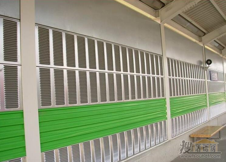 大連小區的聲屏障效果圖