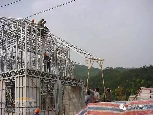 北京輕鋼房屋建造過程以及優點