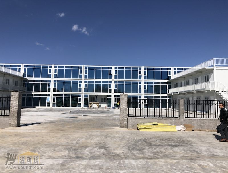 3層的高端集裝箱房屋 大型建筑單位經常用